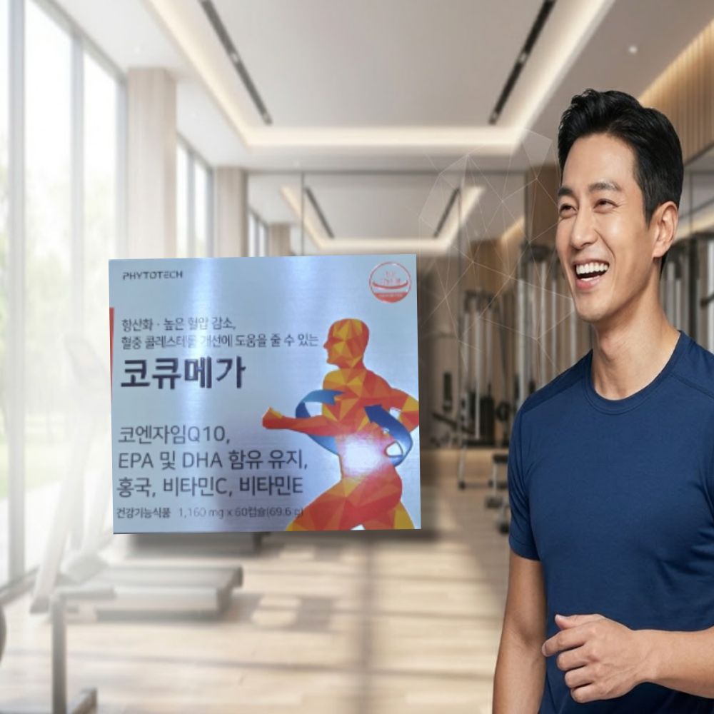 <b>파이토테크</b> 코큐메가 코엔자임Q10 오메가3 60캡슐, 1개