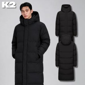 K2 씬에어 롱패딩 남녀공용 덕다운 겨울 패딩 점퍼