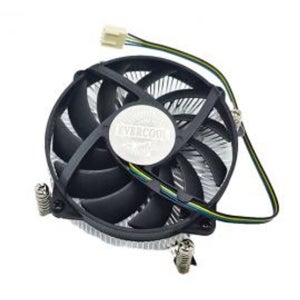 JGON 쿨러 인텔 PWM PC 냉각 CPU쿨링팬 115X 슬림 A1200 튜닝 PWM쿨러