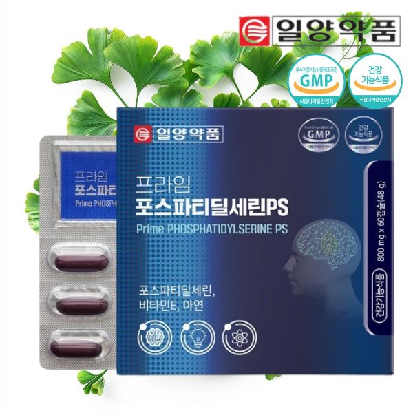 기억력 인지력 두뇌엔 포스파티딜세린 은행잎추출물 비타민E 제품 이미지