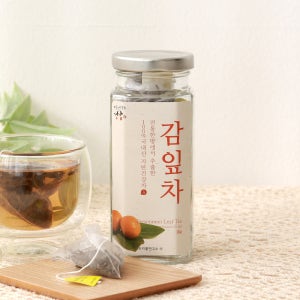 나만 알기 아까운 구수함 감잎차 삼각티백 유리병 20개입