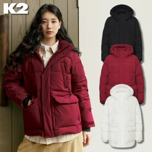 K2 수지 패딩 씬에어 아난타 구스다운 여성 겨울 아우터 미들 패딩