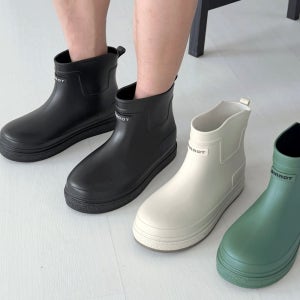 남자레인부츠 장마철 키높이 5cm 신발 방수 장화
