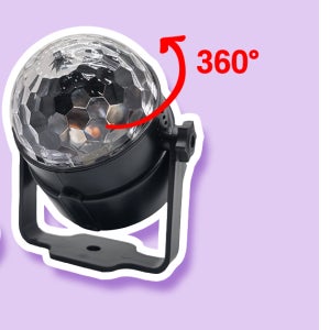 가정용 노래방 미러볼 LED 조명 클럽 싸이키 홈파티 화려한 무대 분위기 효과 연출 용품
