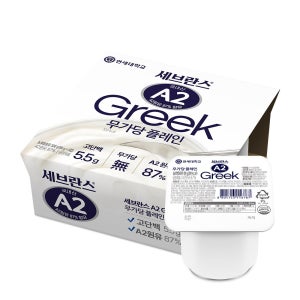 연세유업 세브란스 A2그릭요거트 무가당플레인, 80g, 4개