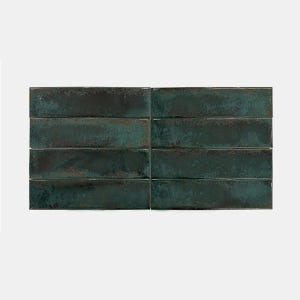 순일 SI 유광 자기질 60X240 직사각 모자이크 VINTAGE GREEN60240 타일
