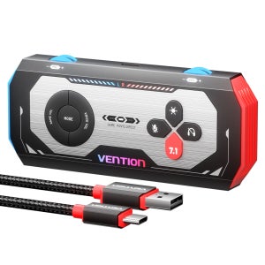벤션 게이밍 오디오 앰프 외장형 USB 사운드카드 CVA