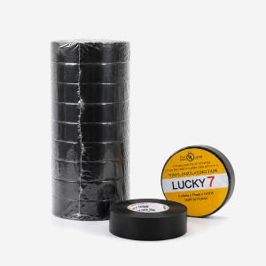 전기테이프 10개입 전기 절연테이프 19mmX16.5M 검정 공사 현장 배선용 PVC