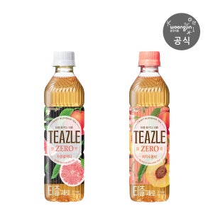 티즐 제로 자몽블랙티 500mL 12개+티즐 제로 피치우롱티 500mL 12개 외 1종