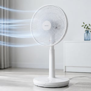 한일전기 내추럴 컴포트에어 초미풍 리모컨 선풍기 35cm(14인치) 140R 저소음 가정용