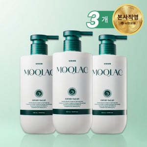 유한양행 모큐락 탈모 기능성 샴푸 500ml, 3개