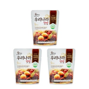 애터미 밤뜨래 우리나라 맛밤 50g 3봉