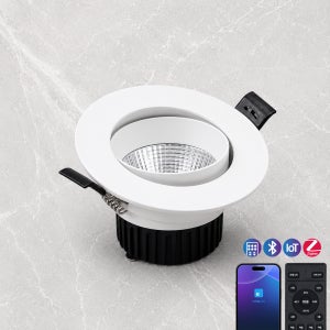 더쎈 지그비 IoT 스마트폰제어 스마트싱스 색변환 3인치(7.5cm) 다운라이트 10W