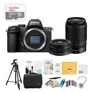 니콘정품 Z50II W ZOOM KIT 미러리스 카메라 128GB 고급13종풀패키지