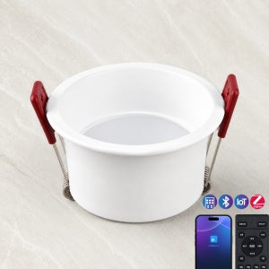 더쎈 온스 음푹 지그비 IoT 스마트싱스 스마트폰제어 색변환 3인치(75mm) 다운라이트 12W
