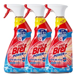 브레프파워 욕실용 세정제 시트러스향 500ml, 3개