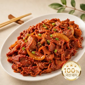 [자우담] 한돈 제육 고추장/간장 제육볶음 불백 양념 불고기 1팩