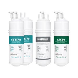 필터스텝 코웨이 CHPI-6500L RO멤브레인방식 호환필터 1년세트 2+1+1