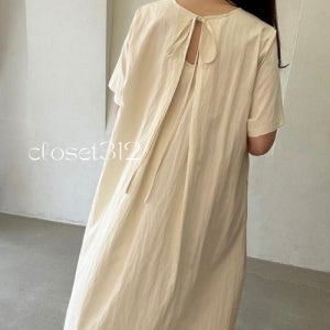 노리타 리사 롱 에이라인 원피스