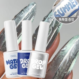 디젤 워터 실버드롭 3종세트 + 톡톡젤 자석 물방울 네일