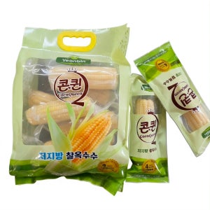 찰옥수수 간편식 다이어트 무첨가 진공포장 전자렌지조리 230g 8개