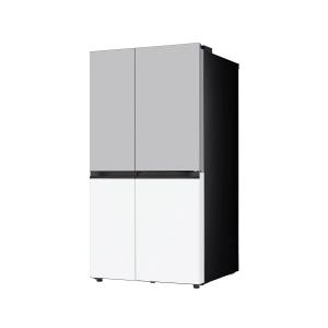 LG 디오스 AI 오브제컬렉션 양문형 냉장고 832L 매직스페이스 2도어 S836MRQ112 크림 그레이 화이트