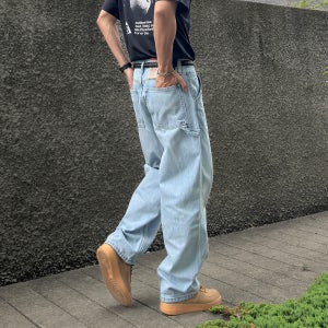 리바이스 실버탭 베기 카펜터 와이드핏 팬츠 (연청)