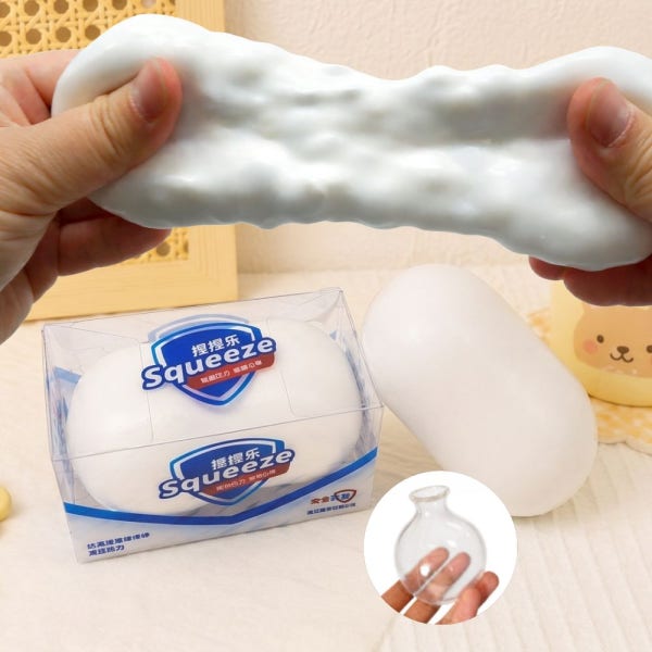 빌리네집 비누 크런치 + 말랑이 커버증정 슬랑이 슬라임 말랑이 스퀴시 크랑이