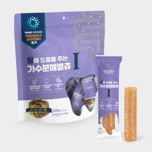 [유통기한임박] 닥터케어누트 강아지 치석제거 양치 덴탈껌 별츄 장건강, 240g, 2개