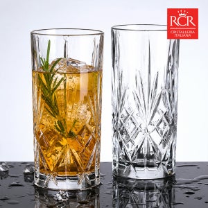 RCR 멜로디아 크리스탈 하이볼잔 360ml 6P 세트 이탈리아 칵테일컵 유리잔