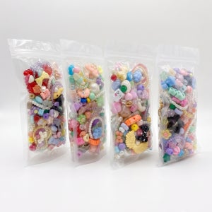DIY 볼꾸 혼합비즈 150g 대용량 단체 행사 펜꾸구슬 랜덤재료 볼펜꾸미기