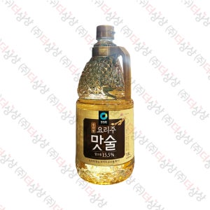 청정원 우리쌀 요리주 맛술 1.8L 요리술 미림 대용량