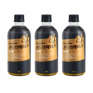 롯데 콘트라베이스 콜드브루 블랙, 500ml, 24개