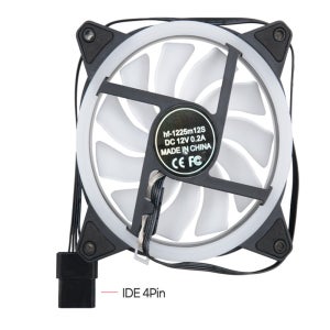 데스크탑 PC 케이스 LED 레인보우 쿨러 120mm 팬 NT310