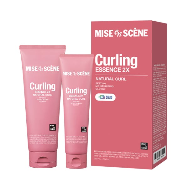 미쟝센 컬링 퍼퓸 헤어 에센스 2X 내추럴 컬크림 대용량 250ml+150ml