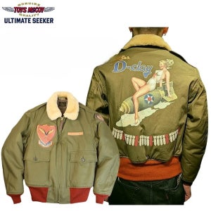 TOYS McCOY 토이즈맥코이 TYPE B-10 MFG.CO. "Miss D-day" 항공 점퍼 블루종 TMJ2528