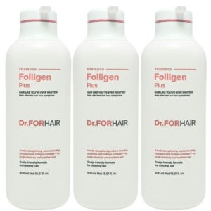 닥터포헤어 폴리젠 플러스 샴푸500ml x 3