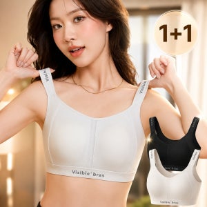 1+1 visible bra 가슴작아보이는 브라 스포츠 여성 탄력유지 가슴처짐 방지 브라