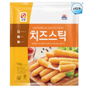 오양 모짜렐라 치즈스틱 1kg x 10개
