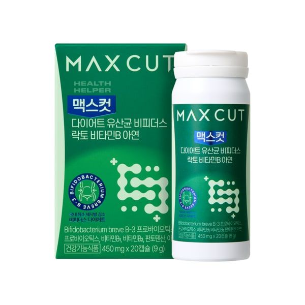 맥스컷 다이어트 유산균 비피더스 락토 비타민B 아연