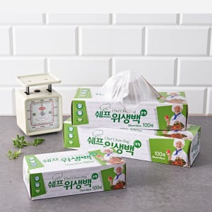 쉐프 위생백 크린백 30x45 100매 1박스(50개입)