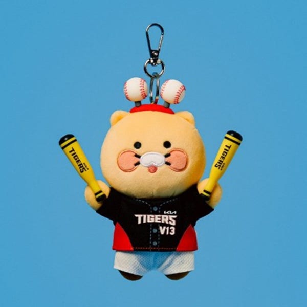 카카오프렌즈 KBO 프로야구단 기아 KIA 타이거즈 승리요정 V13 춘식이 키링 인형