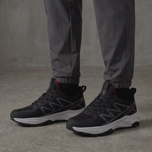 FJ2305 남성 메쉬 러닝화 가벼운 데일리 운동화 통기성 좋은 스포츠화 블랙 화이트