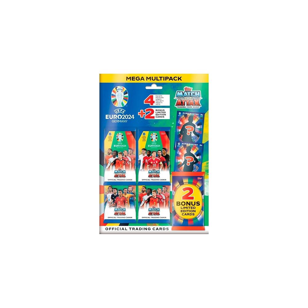 탑스 - 크리스티아누 호날두 수집품, 멀티컬러 (MAEUR24-2403) Mega Multipack