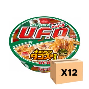 닛신 UFO 야끼소바 멕시칸 타코맛 103g, 12개