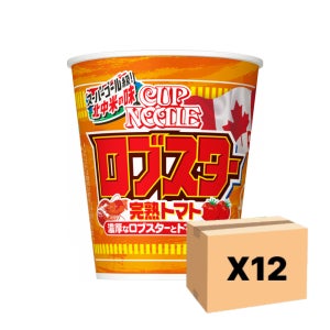 닛신 컵누들 일본 컵라면 랍스타 토마토, 80g, 12개