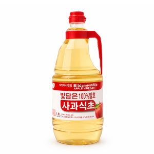 빛담은 사과 식초 대용량 주방용 발효 비니거 1.8L, 1개