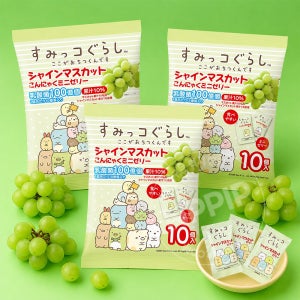 일본 캐릭터 곤약젤리 스밋코구라시 샤인머스캣맛, 150g, 3개
