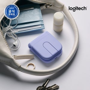 로지텍코리아 Mobi Fold 무선 블루투스 마우스 접이식 폴더블 무소음 라일락