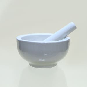 DS1110150 막자 사발 150mm labdia Mortar & Pestle, Porcelain